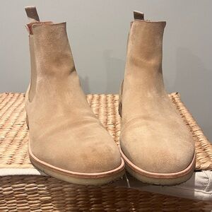 New Republic Chelsea Boot. Tan. Size 15. Signs of wear. Used good condition.